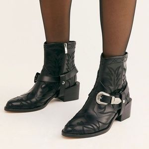 BUCKLE UP ANKLE BOOTS